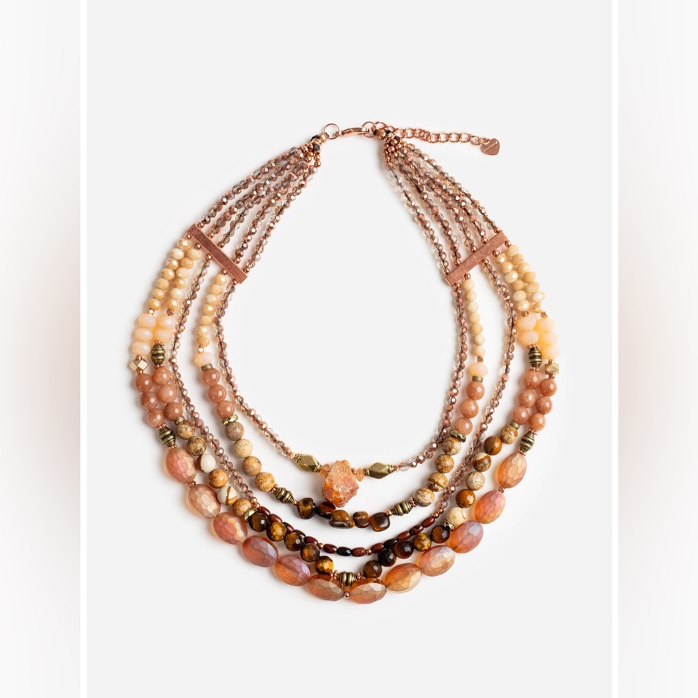 CALIFORNIA DESERT SUNSET LAYER NECKLACE